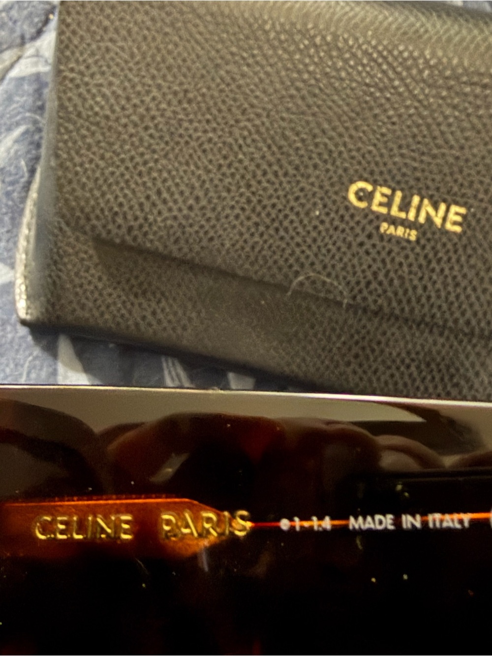 Celine Tortoiseshell Sunglasses -CL40282U 52A 530'5 135 3 celine Paris - Picture 8 of 10